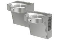 Elkay VRCHDTLDDSC Heavy Duty Vandal-Resistant NON-REFRIGERATED Dual Drinking Fountain