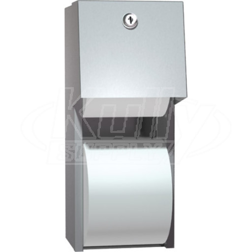 ASI 0030 Surface Mounted Dual Roll Toilet Paper Dispenser