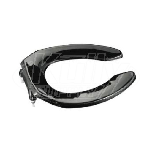 Kohler K-4671-C Lustra Elongated Toilet Seat Black