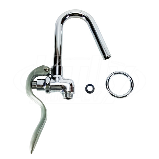 T&S Brass 002851-40 Hook Nozzle And Self Closing Valve