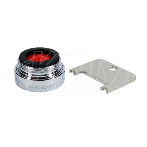 Symmons LN-101 Chrome 2.2GPM Vandal Resistant Male Aerator with Removal Tool