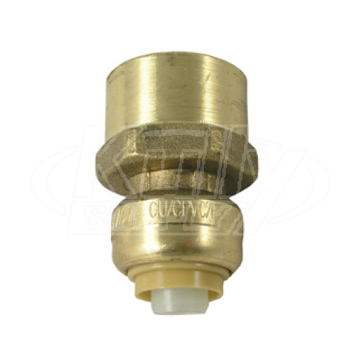 SharkBite U094LF Straight Connector 1" x 1" FNPT- Lead Free