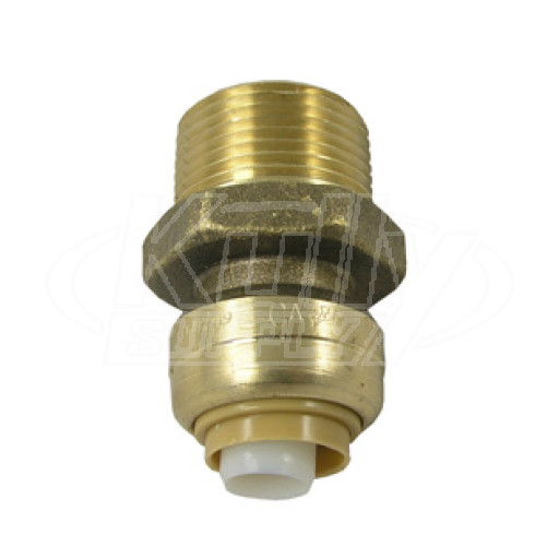 SharkBite U140LF Straight Connector 1" X 1" MNPT- Lead Free