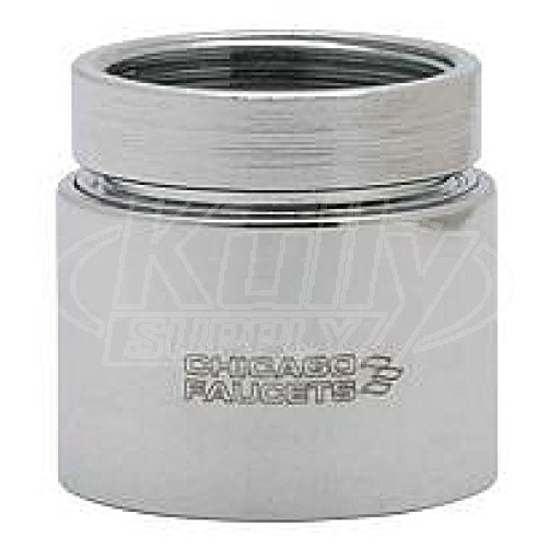 Chicago E28-5JKABCP 1.0 GPM (3.8 L/min) Vandal Proof  Non-Aerating Spray Pressure Compensating Econo-Flo with Adapter 