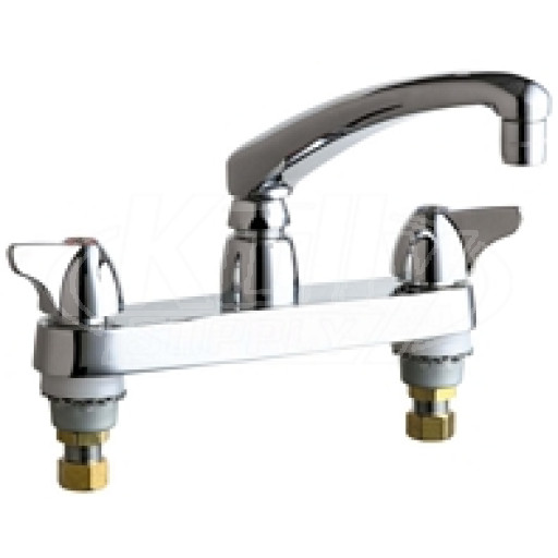 Chicago 1100-E35XKABCP Hot and Cold Water Sink Faucet