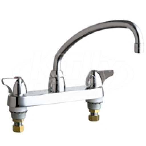 Chicago 1100-L9E35ABCP Hot and Cold Water Sink Faucet