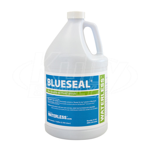 Waterless 1101 BlueSeal Trap Liquid, 1 Gallon Bottle