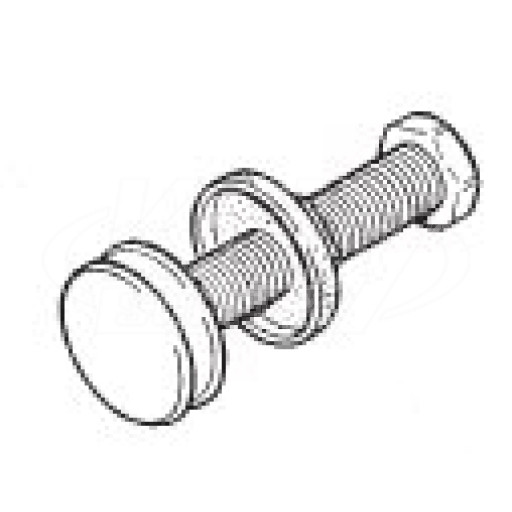 Sloan C-43-A Push Button Assembly 3" (for 3-3/4" Wall Depth)