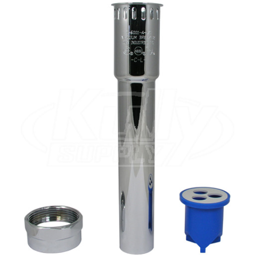 Zurn P6001-1-A-AA-CP Vacuum Breaker 1-1/4" x 13" (with Nut)