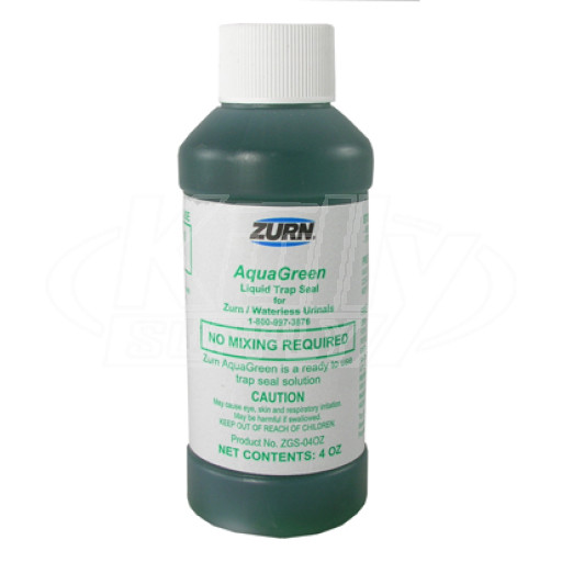 Zurn ZGS-4OZ AquaGreen Waterless Urinal Sealant (4 oz. Bottle)