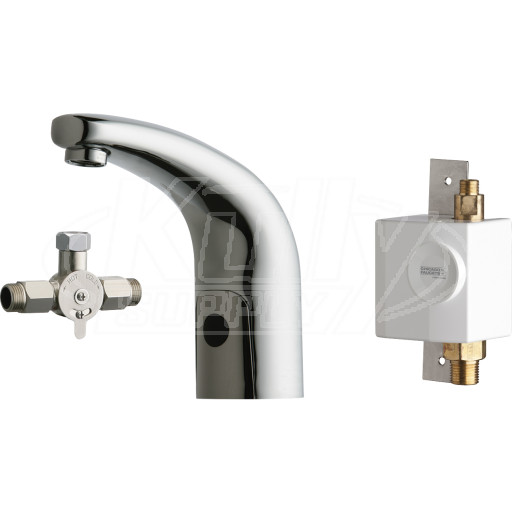 Chicago 116.961.AB.1 HyTronic Traditional Sink Faucet with Dual Beam Infrared Sensor
