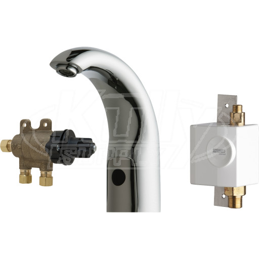 Chicago 116.972.AB.1 HyTronic Traditional Sink Faucet with Dual Beam Infrared Sensor