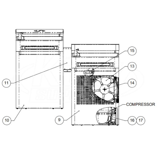 Haws 1202S Drinking Fountain Parts Breakdown