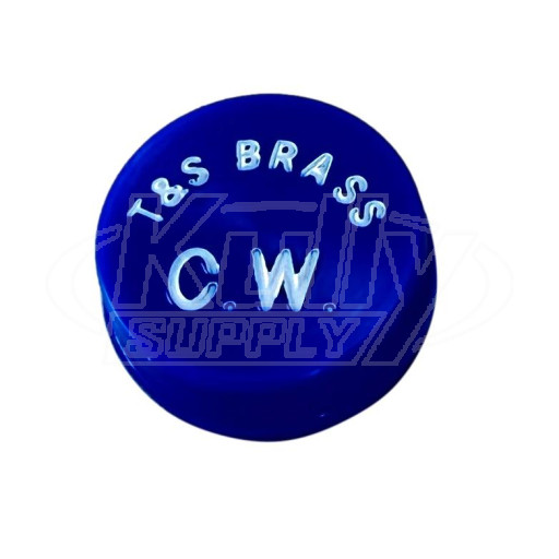 T&S Brass 001686-45M50 Index Snap-In Blue (Qty 50)