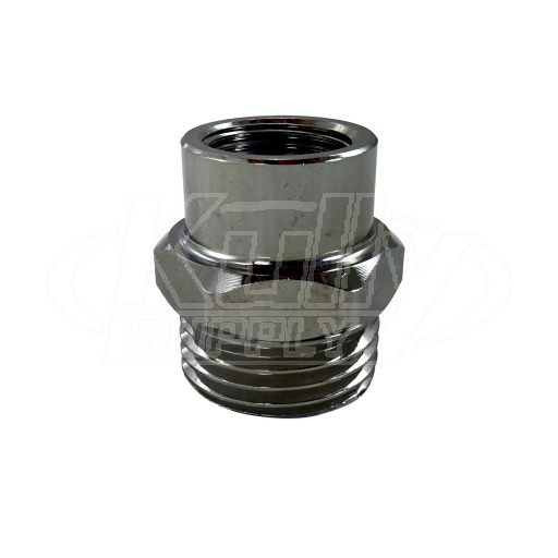 T&S Brass 016061-25 Adapter, 9/16-24Un Female X 1/2-14Npsm Male