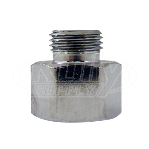 T&S Brass 056A 1/2" NPT Female X 3/4-14Un Male Adapter