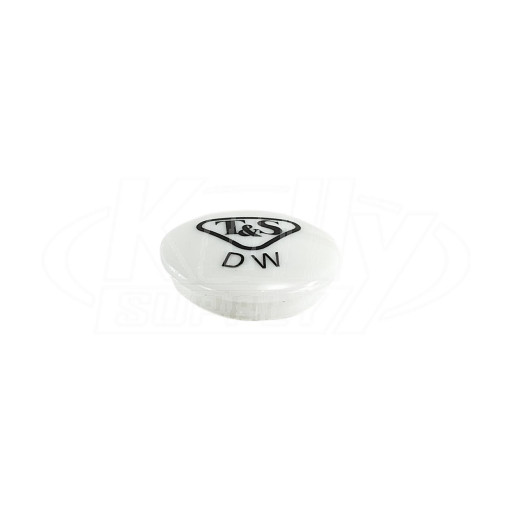 T&S Brass 209L-DW White Snap-In Handle Index "DW"