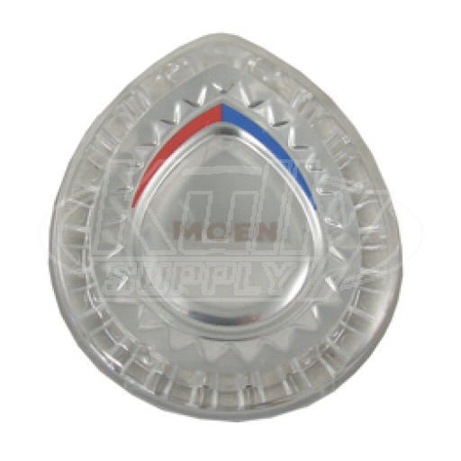 Moen 91751 White/Chrome Knob Insert