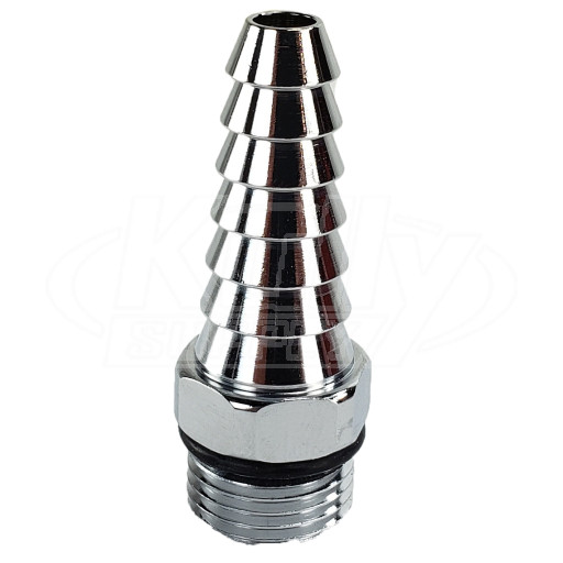 Watersaver BO140S Serrated Hose End Polished Chrome (Water)