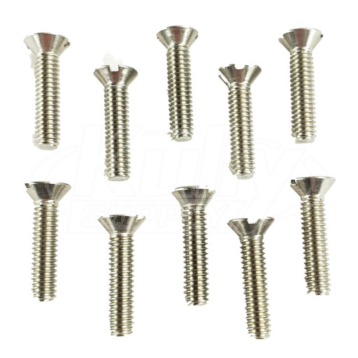 Acorn 0151-008-000 #8-32 X 3/4" Flat Head Slotted S.Stl Screw (10 Pack)