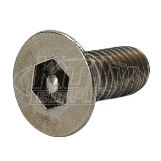 Acorn 0152-002-000 #10-32 X 1/2" Flat Head Allen W/Ctr Reject S.Stl Screw