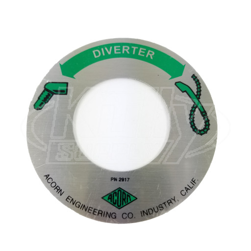 Acorn 2917-000-000 Diverter Valve Dial Plate