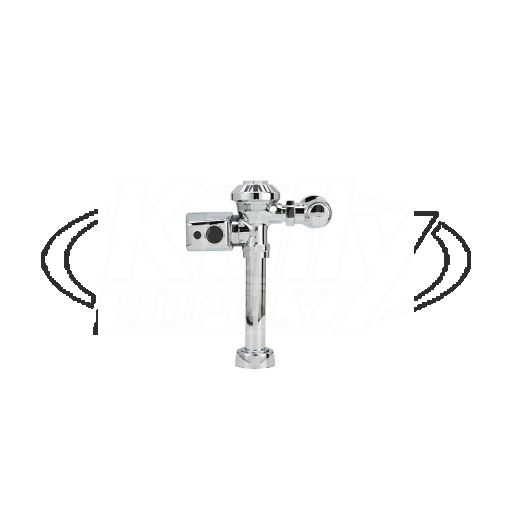Zurn ZER6000PL-WS1-CPM-YK AquaFlush Plus Battery Powered 1.6 GPF for Toilet