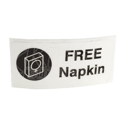 Free Napkin Sticker
