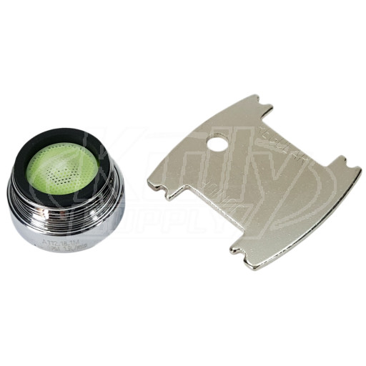 T&S Brass B-0199-08-N05 0.5 Gpm Vandal-Resistant Spray Device 13/16"-27UN Male Threads