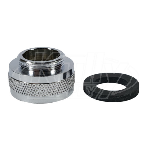 Zurn 93558001 Aerator Adaptor (Lead Free), 3/4-11.5 F Hose X 55/64-27 M (3F For Z