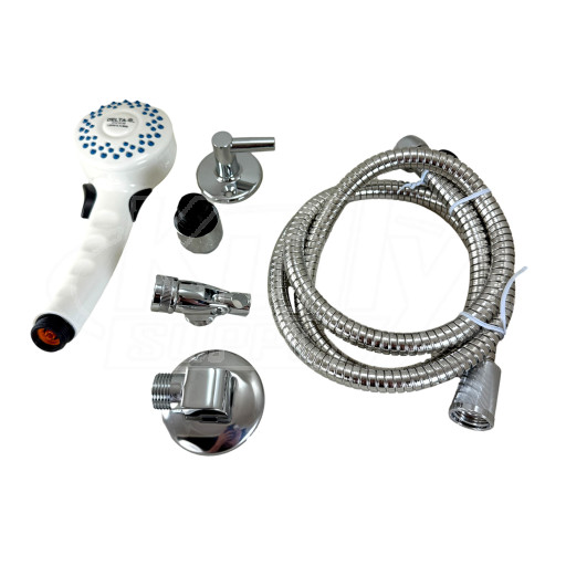 Bradley S30-093WE15 Hand Shower w/60" Hose, Wall Hooks, VB