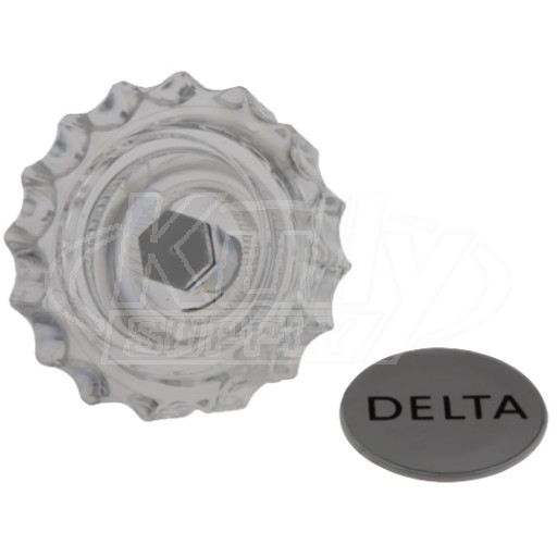 Delta DEL4116BX Knob for Bar Slide-55024 & 55030-Clear