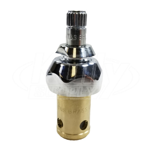 T&S Brass 012442-40NS Spring Check Eterna W/Out Handle, Ltc (Cold)