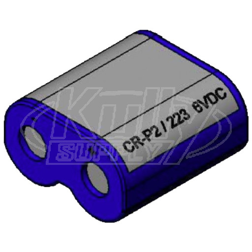 T&S Brass 019087-45 6V Lithium Battery, Type Cr-P2