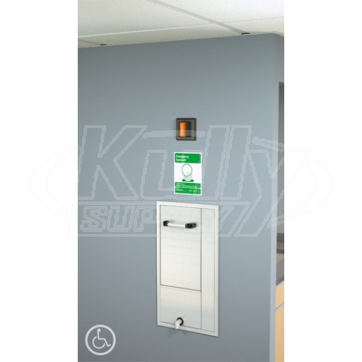 Guardian GBF1735FDP Recessed Swing-Down Eye/Face Wash (with Daylight Drain)