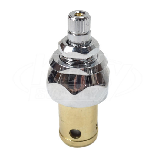 T&S Brass 006478-40NS Spindle Assembly, Quarter-Turn Eterna w/ Spring Check, CWS Escutcheon Bonnet, RTC (Hot),
