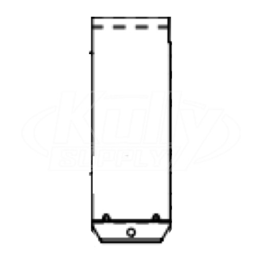 Haws 0410000280 Dual Drinking Fountain Feed Through Cover