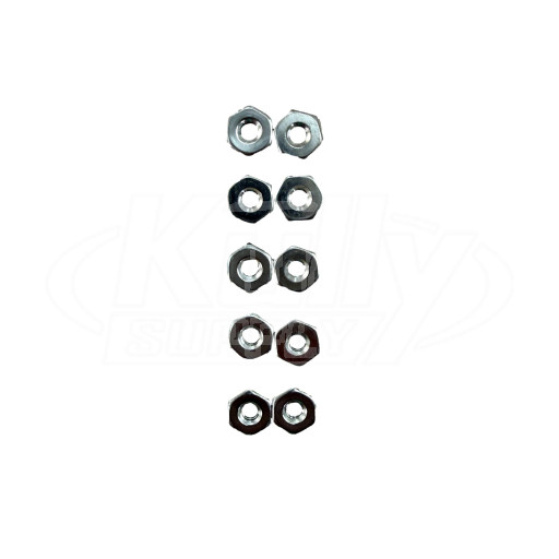 Acorn 0302-011-001 HEX Nut 6-32 ST. ST'L 300 Series (10 Pack)
