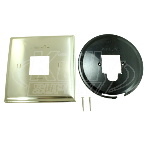 Symmons T-542-NS-STN-K001 Escutcheon Kit, Square, NS