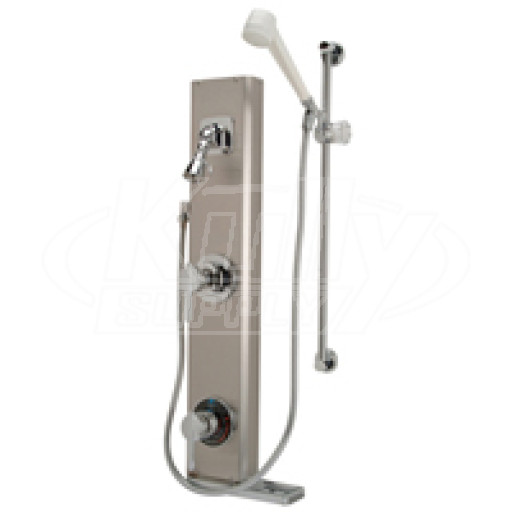 Zurn Z7500-DV2P-HW-VB-H9-I2-1.5 Aqua-Panel Institutional Shower Unit