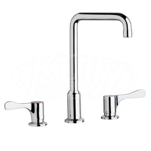 Elkay LKD2437BHC 8" Centerset Concealed Deck Mount Faucet with 4" Lever Handles