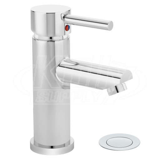 Symmons SLS3512PP05 Single Handle 0.5 GPM Lavatory Faucet with Push Pop Drain