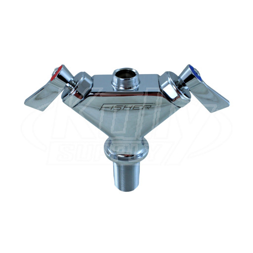 Fisher 13060 Dual Deck Control Valve with Ceramic Cartridges 3/8" Female Outlet