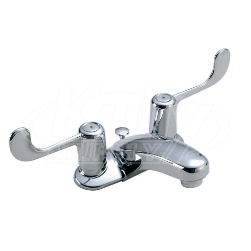 Symmons S2402LWGPP 1.0 GPM Lavatory Faucet with Wrist Blade Handles