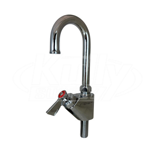 Fisher 18560 Single 2.2 GPM Deck Faucet with 6" Gooseneck and Lever Handle