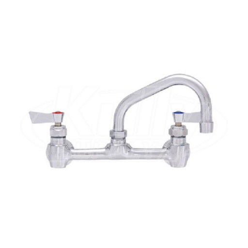 Fisher 53121 Stainless Steel 8" Adjustable Wall Faucet with 10" Swing Spout