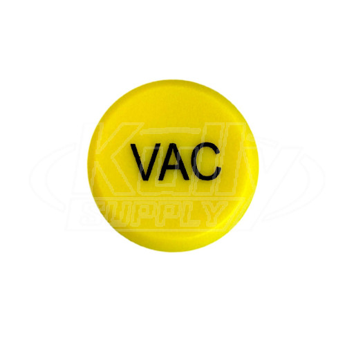 WaterSaver PA062YEL Vacuum Press-In Index Button Yellow
