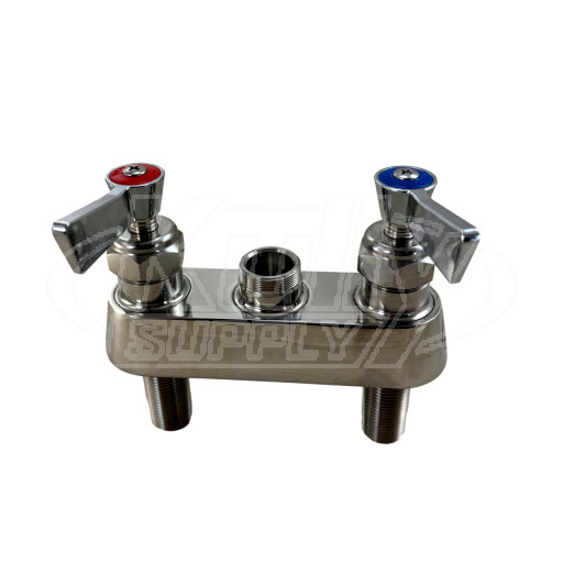 Fisher 73191 4" Deck Control Valve with Check Stems, Lever Handles, Swivel Outlet