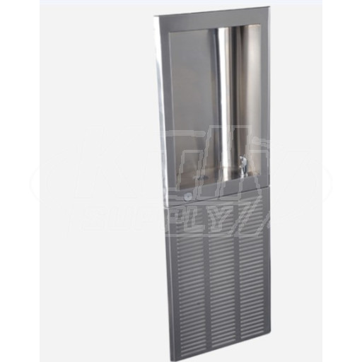 Murdock A481408S Recessed Drinking Fountain with Stainless Bubbler