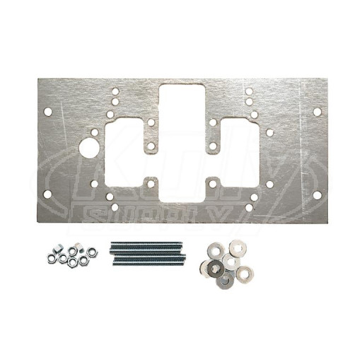 Haws 6700R Steel On-Wall Drinking Fountain Mounting Plate for 1920 Units